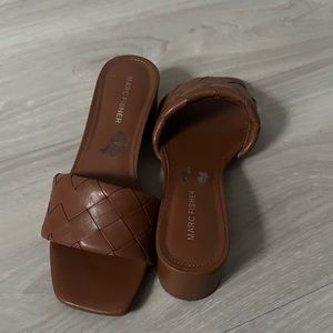 Marc fisher low sandal heels